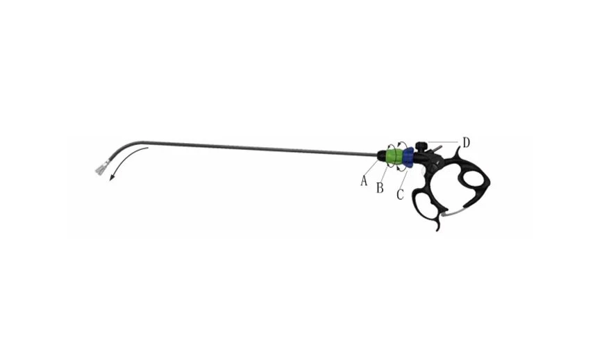 Single 360° articulating forceps